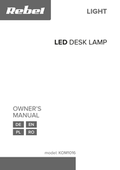 Rebel LIGHT KOM1016 Owner's Manual
