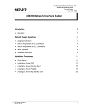 Metasys NIB-96 Manual