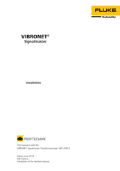Fluke VIBRONET Signalmaster Installation Manual