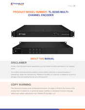 TransLite TL-9228S-16 Manual