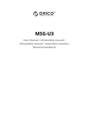Orico MSG-U3 User Manual