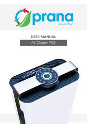 prana Air Cleaner PRO User Manual