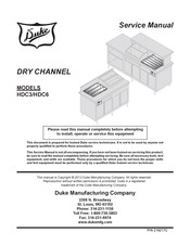 Duke HDC6 Service Manual