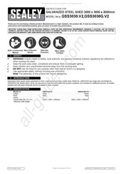 Sealey GSS3030.V2 Instructions Manual