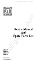 ZF ZF 80 IV Repair Manual And Part List