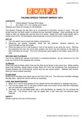 Rompa 18371 Quick Start Manual
