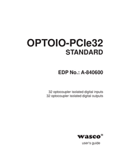 Wasco OPTOIO-PCIe32 STANDARD User Manual
