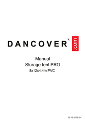 Dancover Storage tent PRO Manual