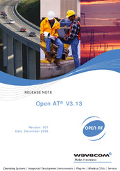 Wavecom Open AT V3.13 Hardware Release Note