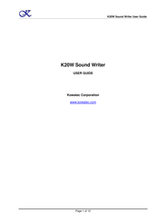 kowatec K20W User Manual