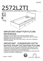 Parisot Industrie 2572L2TI Manual