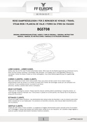 FF Europe BGST08 Original Instruction Manual