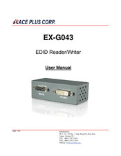 Ace Plus EX-G043 User Manual