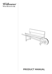Weltevree Wheelbench Oak Product Manual