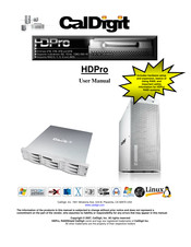 CalDigit HDPro User Manual
