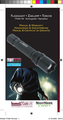 homeij NightHawk 77H66-165 Manual & Warranty