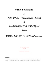 Intel G965 User Manual