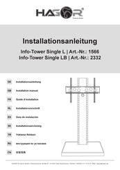 HAGOR Info-Tower Dual LB Installation Manual