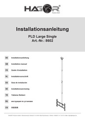 HAGOR PLD Large Single Installation Manual