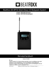 BEATFOXX SD-BP30 User Manual