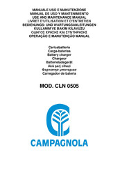 CAMPAGNOLA CLN 0505 Use And Maintenance Manual