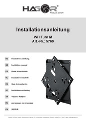 HAGOR WH Turn M Installation Manual