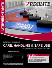 Resilite LITEWEIGHT Instructions For Care, Handling & Safe Use
