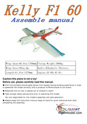 Flight Model F131 Kelly F1 60 Assemble Manual