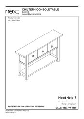 Next CHILTERN 840013 Assembly Instructions Manual