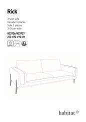 Habitat Rick 823726 Manual