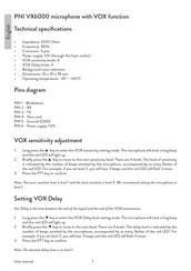 PNI VX6000 User Manual