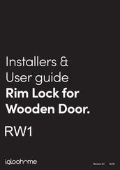 Igloohome RW1 Installer/User Manual