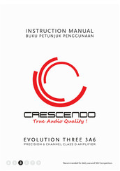 crescendo EVOLUTION THREE 3A6 Instruction Manual