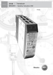 MESSKO Pt-MU Operating Instructions Manual