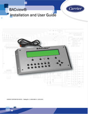 Carrier BACview Installation And User Manual