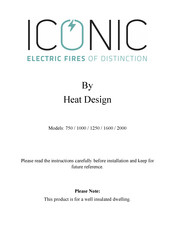 Heat Design Iconic 750 Instruction Manual