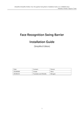 HIKVISION DS-K5603T-Z Installation Manual