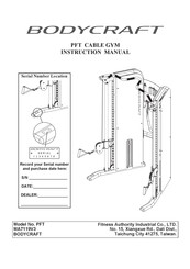 Bodycraft PFT Instruction Manual