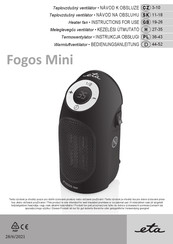 eta Fogos Mini Instructions For Use Manual