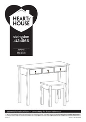 Heart of House abingdon 4124566 Manual