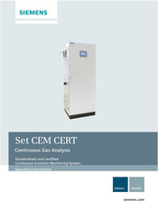 Siemens Set CEM CERT Operating Instructions Manual