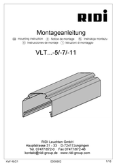 RIDI VLT 7 Series Mounting Instruction