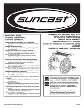 Suncast MWM125 Operation Instructions Manual