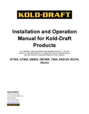 Kold-Draft GB560 Installation And Operation Manual