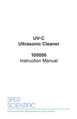 Sper scientific KF245 Instruction Manual