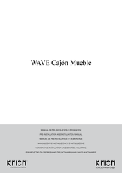 Porcelanosa KRION WAVE Pre-Installation And Installation Manual