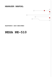 Nexa NE-510 Manager Manual