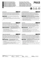 Puls FPT500.241-010-108 Installation Manual