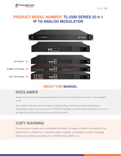 TransLite TL-2500 Series Manual