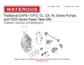 Waterous CAFS-CXVK 150-P Installation, Operation And Maintenance Manual